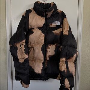 Supreme The North Face Black and Brown Puffer Jacket Men’s Large